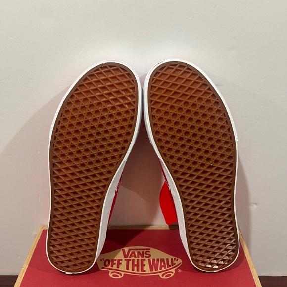 Vans, Authentic, VN000EE3RED, Red & White - Picture 6 of 12